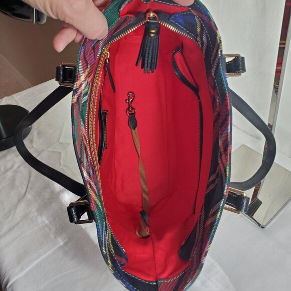 Dooney & Bourke Small Lexington in Plaid - Picture 7 of 10